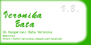 veronika bata business card